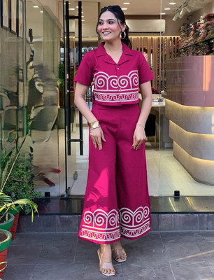 SHEIOR Shirt Palazzos Co-ords Set