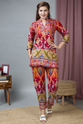 VEDA FAB Top Palazzos Co-ords Set