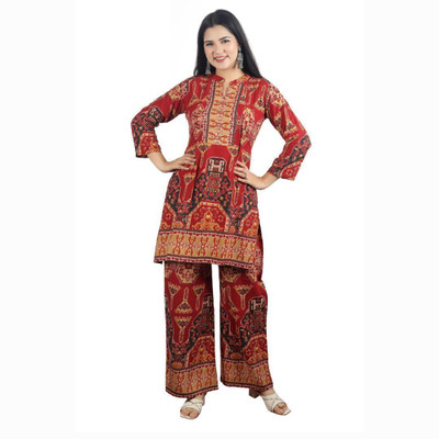 LORFASHION Tunic Pant Co-ords Set