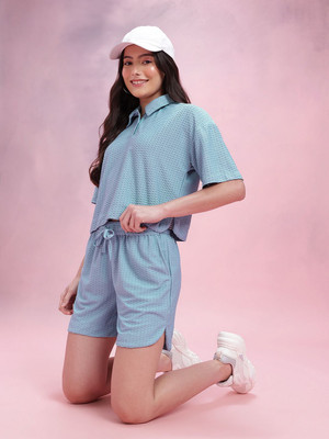 Dressberry Tshirt Regular Shorts Co-ords Set