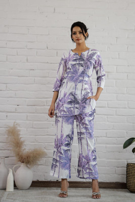 Flavia Creation Top Pant Co-ords Set