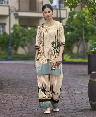 MOJILAA Tunic Palazzos Co-ords Set