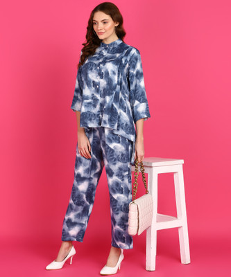 Qeboo Shirt Palazzos Co-ords Set
