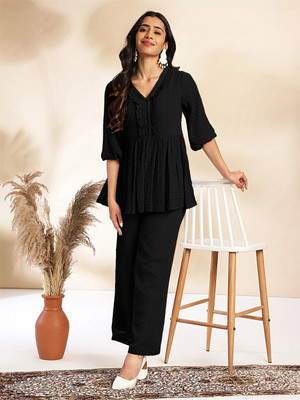 Janasya Top Pant Co-ords Set