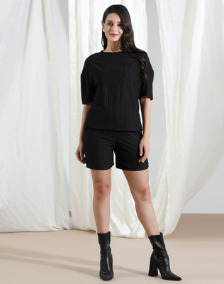 Selvia Tshirt Regular Shorts Co-ords Set