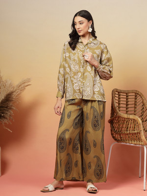 Stylum Shirt Palazzos Co-ords Set