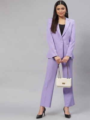 EUPHORIA WARDROBE Top Pant Co-ords Set with Blazer