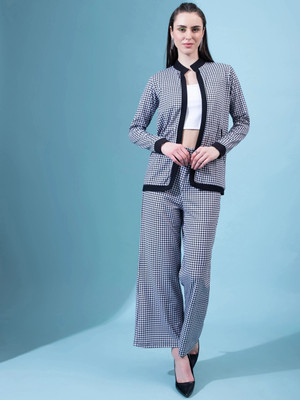 Dwarros Top Pant Co-ords Set with Jacket