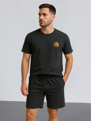 DE TRENDZ Tshirt Chino Shorts Co-ords Set