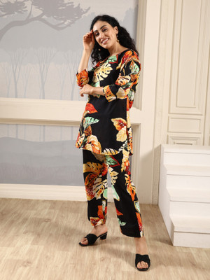 Flavia Creation Top Pant Co-ords Set