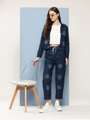 Aarika Tshirt Pant Co-ords Set with Jacket