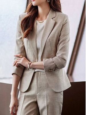 EUPHORIA WARDROBE Top Pant Co-ords Set with Blazer