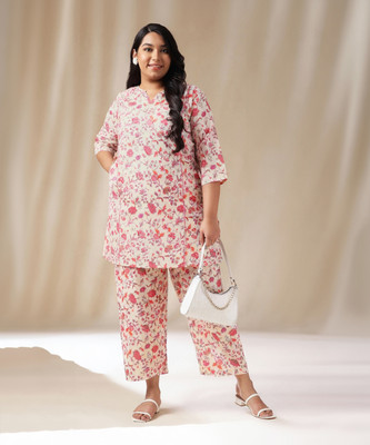 Janasya Top Pant Co-ords Set