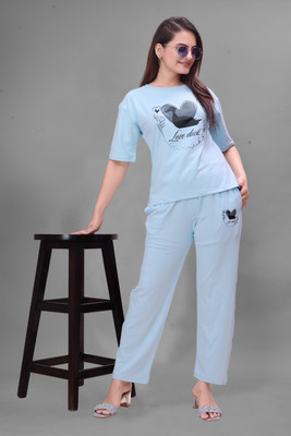 NARAYAN TEXTILE Tshirt Pant Co-ords Set