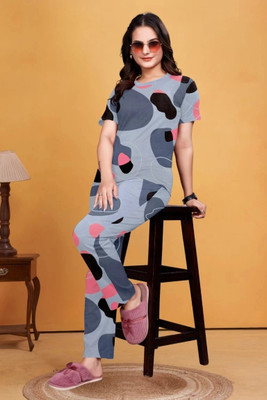 shreeji creation Tshirt Pant Co-ords Set