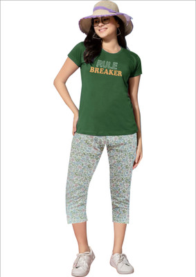 Monisha Plus Tshirt Pant Western Set