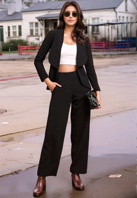 AA-HA! Top Pant Co-ords Set with Blazer