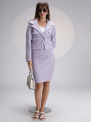 Mast & Harbour Top Skirt Co-ords Set with Blazer