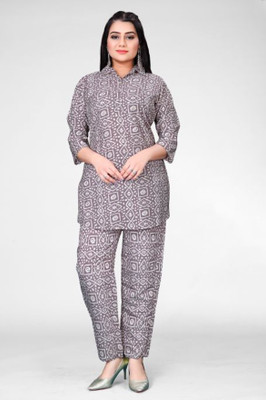 DUTT TEXTILE Shirt Pant Co-ords Set