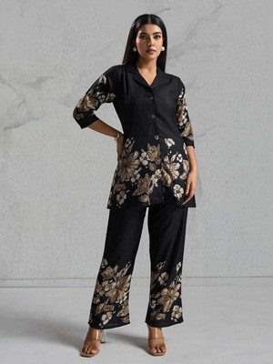 CURVVIESCRECKK Top Palazzos Co-ords Set