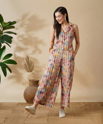 Globus Shirt Palazzos Co-ords Set