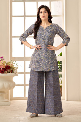 Odd by chansi Trendz Tunic Palazzos Co-ords Set