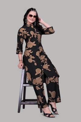 Srushti Enterprise Top Palazzos Co-ords Set