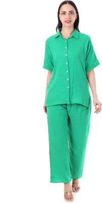 NDRSTRADERSEXPORTERS Shirt Pant Co-ords Set