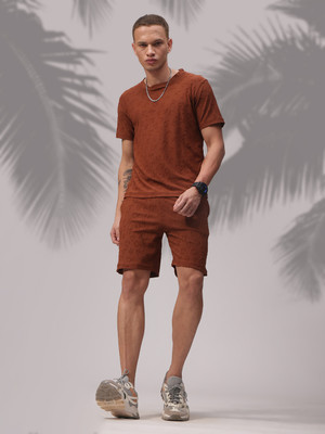 MADSTO Tshirt Regular Shorts Co-ords Set