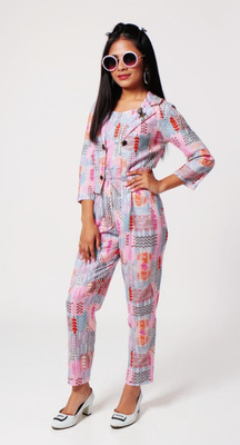 Genric Top Pant Western Set with Blazer