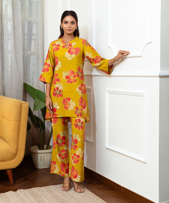 Claura Tunic Palazzos Co-ords Set