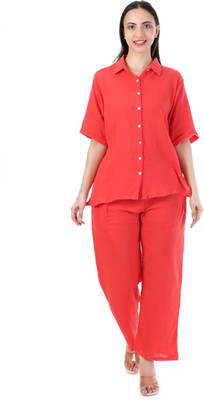 NDRSTRADERSEXPORTERS Shirt Pant Co-ords Set