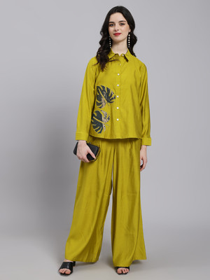 WoowZerZ Shirt Palazzos Co-ords Set