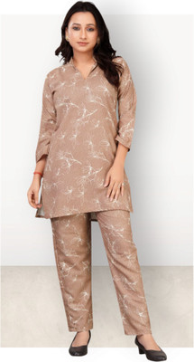 Abhumiienterprise Tunic Pant Co-ords Set