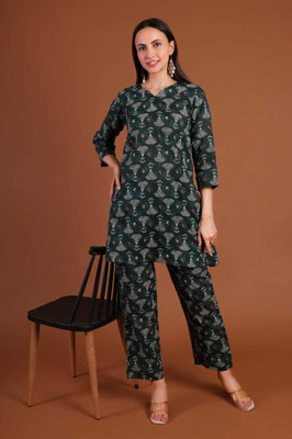 HUBLIFESTYLE Top Pant Co-ords Set
