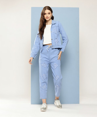 Aarika Tshirt Pant Co-ords Set with Jacket