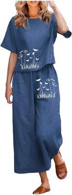 NAIDA Top Palazzos Co-ords Set