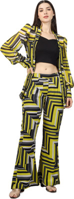 Midnoon Top Pant Western Set with Jacket