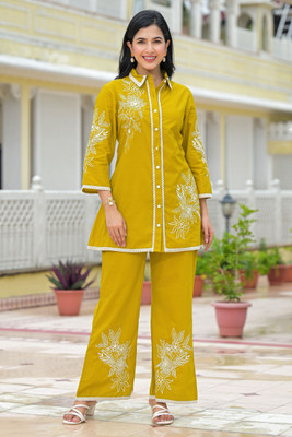 Anusheet Fashion Top Palazzos Co-ords Set