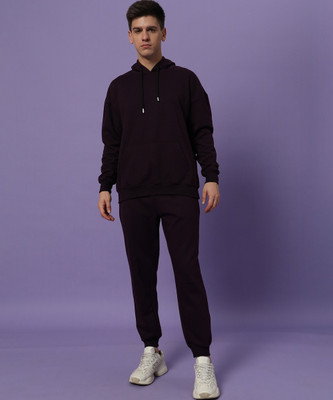 Earthstick Solid Men Track Suit