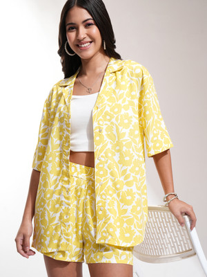 Tokyo Talkies Shirt Regular Shorts Co-ords Set