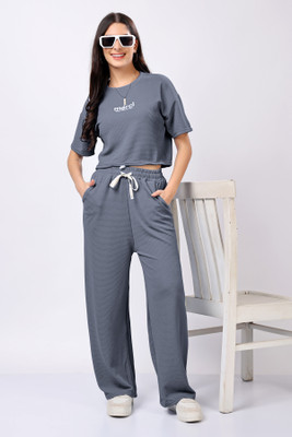 Stem Rope Top Palazzos Co-ords Set