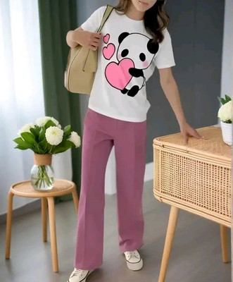 TarrenT HunT Tshirt Pant Co-ords Set with Shrug