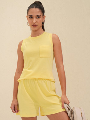 Tokyo Talkies Top Regular Shorts Co-ords Set