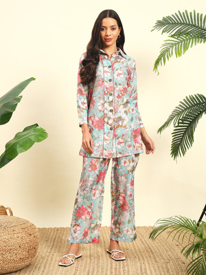 WoowZerZ Shirt Palazzos Co-ords Set