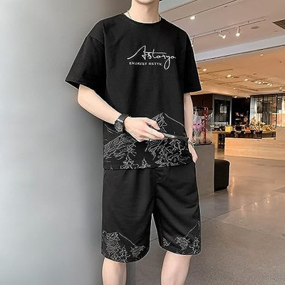 AVEJO Tshirt Regular Shorts Western Set