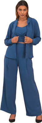FNOCKS Top Pant Co-ords Set with Blazer
