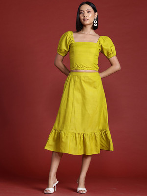 all about you Top Skirt Co-ords Set