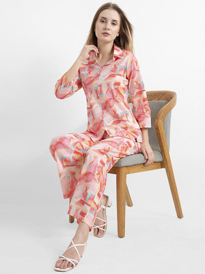 L&M Leisure and Moods Shirt Pant Co-ords Set