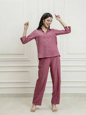 Shally Bhasin By Athena Shirt Pant Co-ords Set